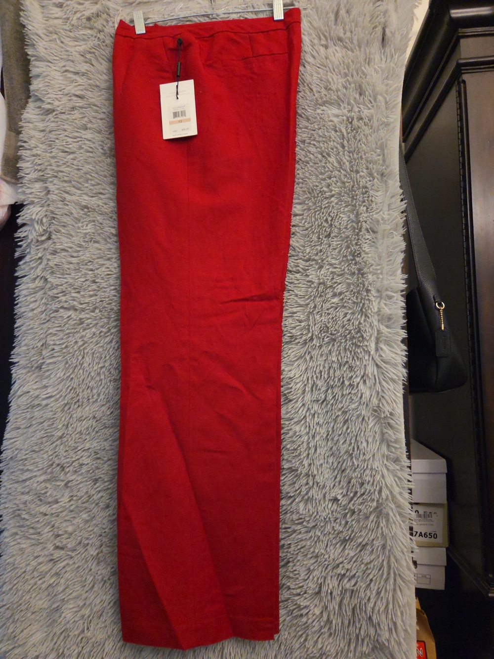Calvin Klein Red Pencil Skirt